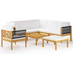 vidaXL 3057890 Loungeset, 1 Bord inkl. 1 Stolar & 5 Soffor