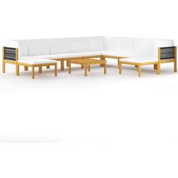 vidaXL 3057893 Loungesæt, 1 borde inkl. 8 sofaer