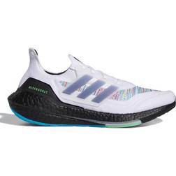 Adidas UltraBOOST 21 M - Cloud White/Core Black/Screaming Green