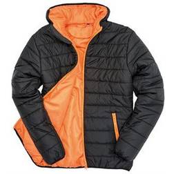 Result Core Soft Padded Jacket - Black/Orange