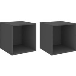 vidaXL - Wall Cabinet 37x37cm 2pcs