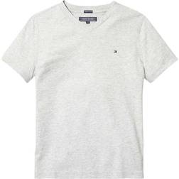 Tommy Hilfiger Basic V Neck T-shirt - Grey Heather (KB0KB04142)