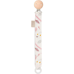 Cam Cam Copenhagen Pacifier Holder Pressed Leaves Rose