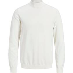 Jack & Jones Essentials High Neck Sweater - Cloud Dancer