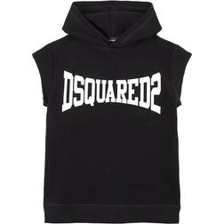 DSquared2 Boxer Logo Hooded Dress - Black (DQ0128D005UJDQ900)