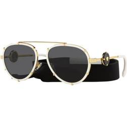 Versace Femme Sunglass VE2232 - Couleur de Lentille Blanc