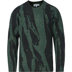 Kenzo Pleat Camo Sweatshirt - Dark Khaki