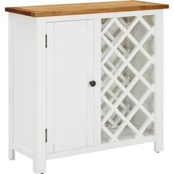 vidaXL Solid Barskab 80x80cm