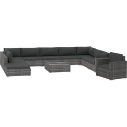 vidaXL 46791 Loungeset, 1 Bord inkl. 1 Stolar & 8 Soffor