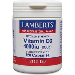 Lamberts Vitamin D3 4000iu 120 pcs