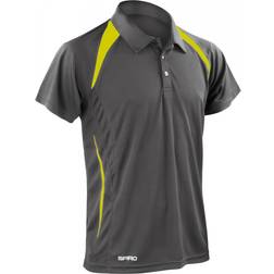 Spiro Team Spirit Polo Shirt Men - Grey/Lime