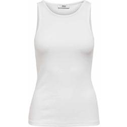 Only Kenya Life Rib Tank Top - White