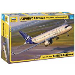 Model Aircraft Construction Set Zvezda Airbus A320 1:144