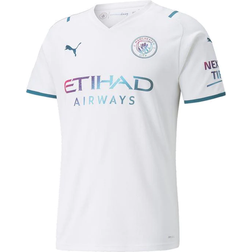 Puma 2021-2022 Man City Uit Shirt Wit Adults