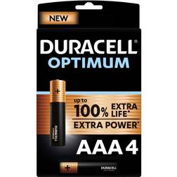 Duracell 4 Pile Mini Stilo AAA Optinum