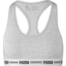 Puma Top con dorso a vogatore donna confezione da 1, Grigio/M矇lange