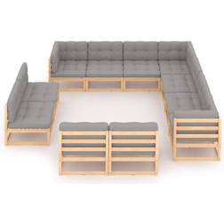 vidaXL 3076934 Lounge-Set, Tisch einschl. 11 Sofas