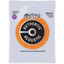 Martin MA535FX Jeu de cordes Phosphore Bronze Flexible Core Custom Light 11-52