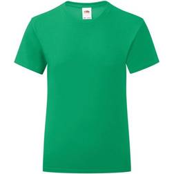 Fruit of the Loom Girl's Iconic 150 T-shirt - Kelly Green (61-025-047)