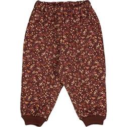 Wheat Alex Thermo Pants - Maroon Birds