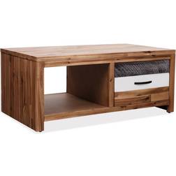 vidaXL 246043 Coffee Table 19.7x35.4"