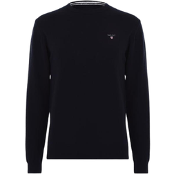 Gant Super Fine Lambswool Crew Neck Sweater - Marine