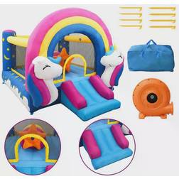 Happyhop Inflatable Bouncy Castle with Slide 335x265x215cm