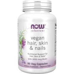 NOW Hair, Skin & Nails 5000mcg 90 Stk.