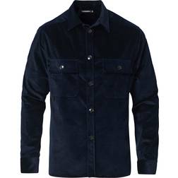 J.Lindeberg Regular Fit Corduroy Shirt Jacket - Navy