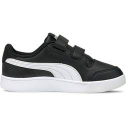 Puma Kid's Shuffle - Black/White/Gold