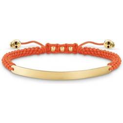 Thomas Sabo Bracelet Femme LBA0050-848-8 (Couleur Orange,Mesure 14,5-21 cm)