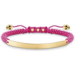 Thomas Sabo Bracelet Femme LBA0050-848-8 (Couleur Rose,Mesure 12-19 cm)