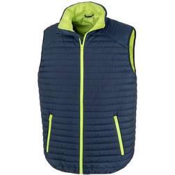 Result Gilet Unisex - Navy/Lime Green