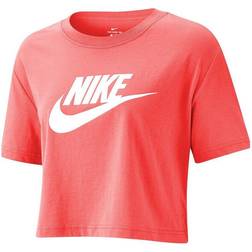 Nike Women's Sportswear Essential Cropped T-shirt - Magic Ember/White