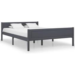 vidaXL Solid Pine 63cm Sengeramme 160x200cm