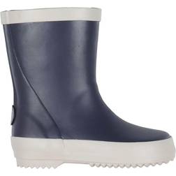 Wheat Alpha Rubber Boots - Navy