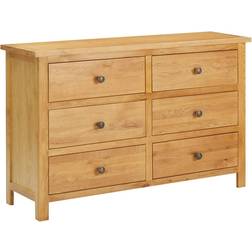 vidaXL Solid Oak Wood Commode 105x73cm