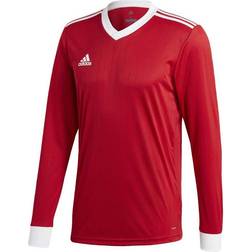 Adidas Tabela 18 Long Sleeve Jersey Men - Power Red/White