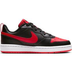 Nike Court Borough Low 2 GS - Black/University Red/White