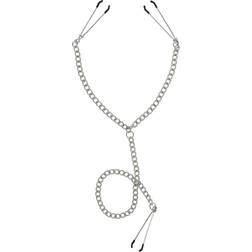 XR Brands Master Series Nipple To Clit Tweezer Clamp Set