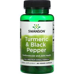 Swanson Turmeric & Black Pepper 60 Stk.