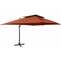 vidaXL Cantilever Umbrella with Double Top