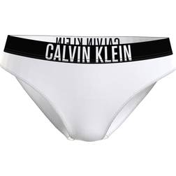 Calvin Klein Logo Tape Bikini Bottom - White