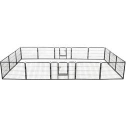 vidaXL Dog Playpen 16 Panel