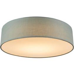 QAZQA Drum Ceiling Flush Light 40cm