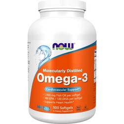 Now Foods Omega-3 Molecularly Distilled 500 Stk.