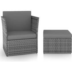 vidaXL 48193 Lounge-Set, Tisch einschl. 1 Stühle