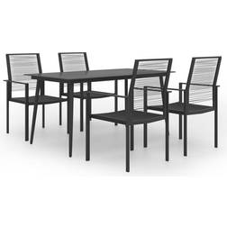 vidaXL 3060257 Essgruppe, 1 Tisch einschl. 4 Stühle
