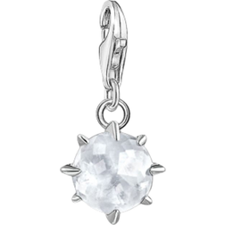 Thomas Sabo Charm Club April Birthstone Charm - Silver/Transparent