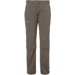 Vaude Women's Farley Stretch Capri T-Zip II Zip-Off Pants - Coconut